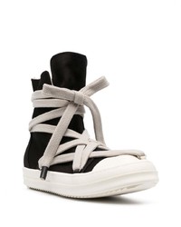 Baskets montantes noires Rick Owens DRKSHDW