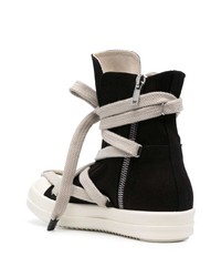 Baskets montantes noires Rick Owens DRKSHDW