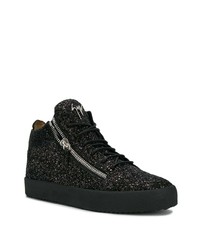 Baskets montantes noires Giuseppe Zanotti