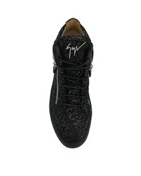 Baskets montantes noires Giuseppe Zanotti