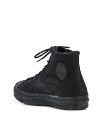 Baskets montantes noires Converse