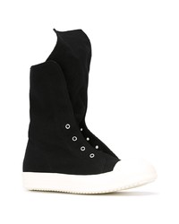 Baskets montantes noires Rick Owens DRKSHDW