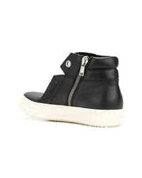 Baskets montantes noires Rick Owens