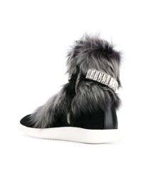 Baskets montantes noires Giuseppe Zanotti Design