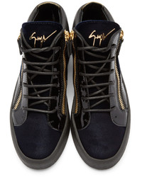 Baskets montantes noires Giuseppe Zanotti