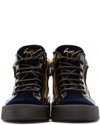 Baskets montantes noires Giuseppe Zanotti