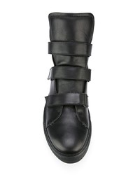 Baskets montantes noires Ann Demeulemeester