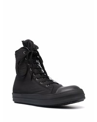 Baskets montantes noires Rick Owens