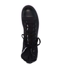 Baskets montantes noires Rick Owens