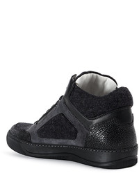 Baskets montantes noires Lanvin