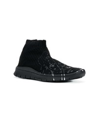 Baskets montantes noires Maison Margiela