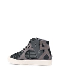 Baskets montantes noires Converse