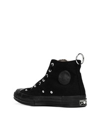 Baskets montantes noires Converse