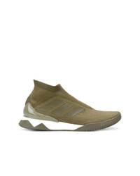 Baskets montantes olive adidas