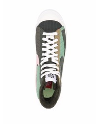 Baskets montantes olive Nike