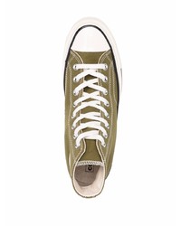 Baskets montantes olive Converse