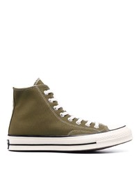 Baskets montantes olive Converse