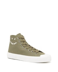Baskets montantes olive PS Paul Smith