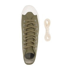 Baskets montantes olive PS Paul Smith