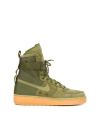 Baskets montantes olive Nike