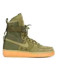 Baskets montantes olive Nike