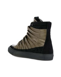 Baskets montantes olive Damir Doma