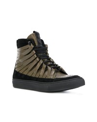 Baskets montantes olive Damir Doma