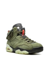 Baskets montantes olive Jordan