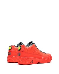 Baskets montantes orange Jordan