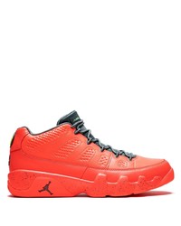 Baskets montantes orange Jordan