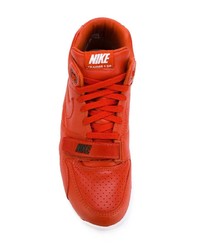 Baskets montantes orange Nike