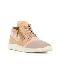 Baskets montantes roses Giuseppe Zanotti Design