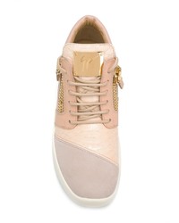 Baskets montantes roses Giuseppe Zanotti Design