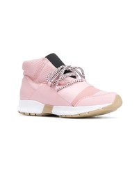 Baskets montantes roses Trussardi Jeans