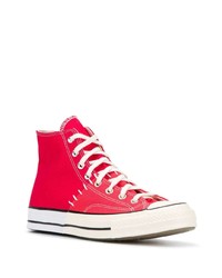 Baskets montantes rouges Converse