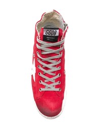 Baskets montantes rouges Golden Goose Deluxe Brand