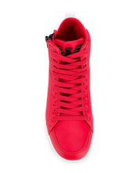 Baskets montantes rouges Ea7 Emporio Armani