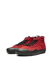 Baskets montantes rouges Vans