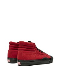 Baskets montantes rouges Vans