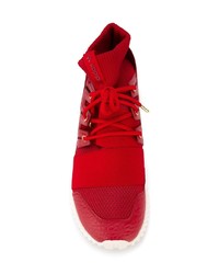 Baskets montantes rouges adidas