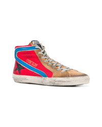 Baskets montantes rouges Golden Goose Deluxe Brand