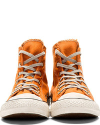 Baskets montantes tabac Converse