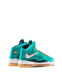 Baskets montantes turquoise Nike