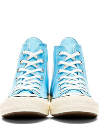 Baskets montantes turquoise Converse