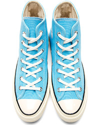 Baskets montantes turquoise Converse