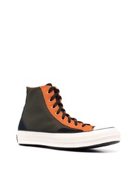 Baskets montantes vert foncé Converse