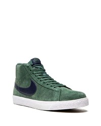 Baskets montantes vert foncé Nike