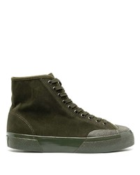 Baskets montantes vert foncé Superga