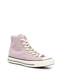 Baskets montantes violet clair Converse