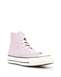 Baskets montantes violet clair Converse